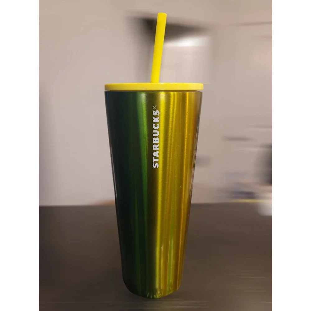 Starbucks Green Ombre Gradient Stainless Steel Tumbler